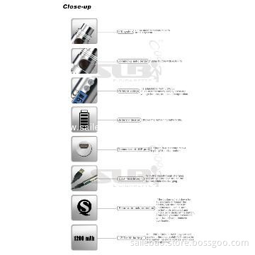 hot sell variable volt ego v v2 with 650/1200mah